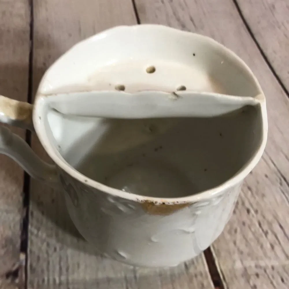 Vintage Roses Pattern Shaving Mug